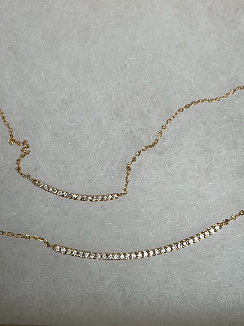Modern Citizen Pave Arc Necklaces